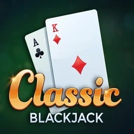 Classic Blackjack logo by Red Tiger Gaming at Tombriches Casino
