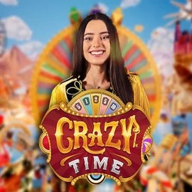 Crazy Time casino game by Evolution ā featured logo at Tombriches Casino
