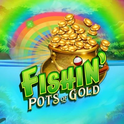 Fishin Pots Of Gold logo ā Slots by Gameburger Studios at Tombriches Casino