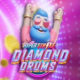 Official Slots logo: Hyper Strike Diamond Drums by Gameburger Studios at Tombriches Casino