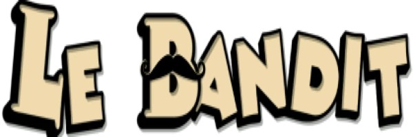 Le Bandit online game logo by Hacksaw Gaming on tombrichesscasino.com