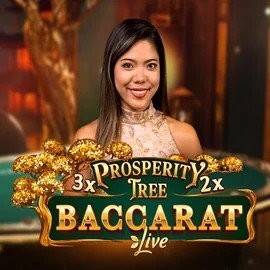 Prosperity Tree Baccarat slot visual from Evolution available on tombrichesscasino.com