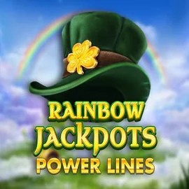 Rainbow Jackpots Power Lines logo by Red Tiger Gaming at Tombriches Casino
