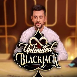 Official Live Casino logo: Unlimited Blackjack by Ezugi at Tombriches Casino